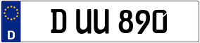 Truck License Plate